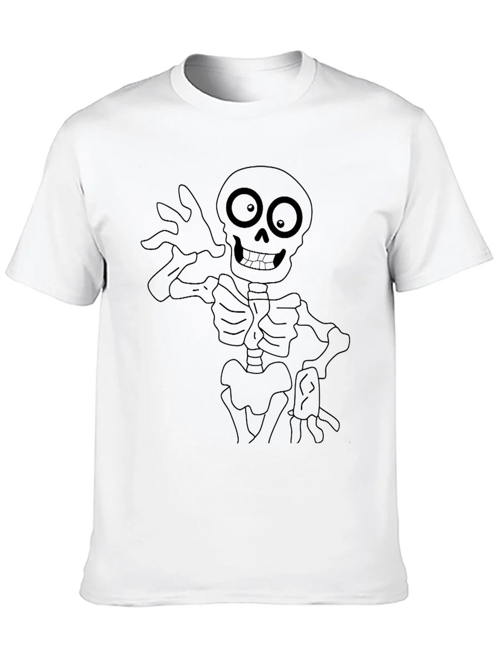 Spooky Skeleton Graphic Tee - Black product image 9