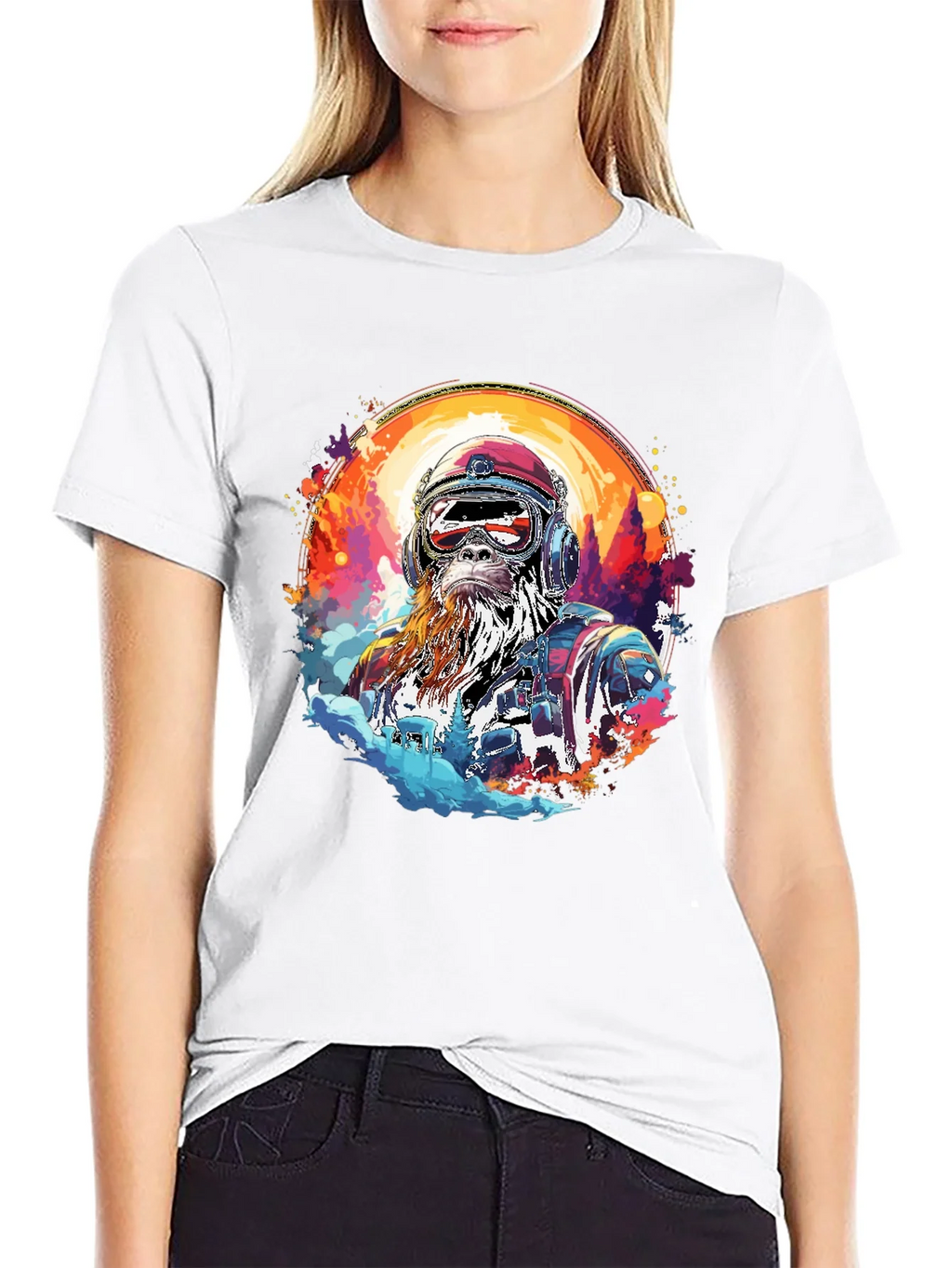 Retro Bigfoot Adventure Graphic Tee product image 8