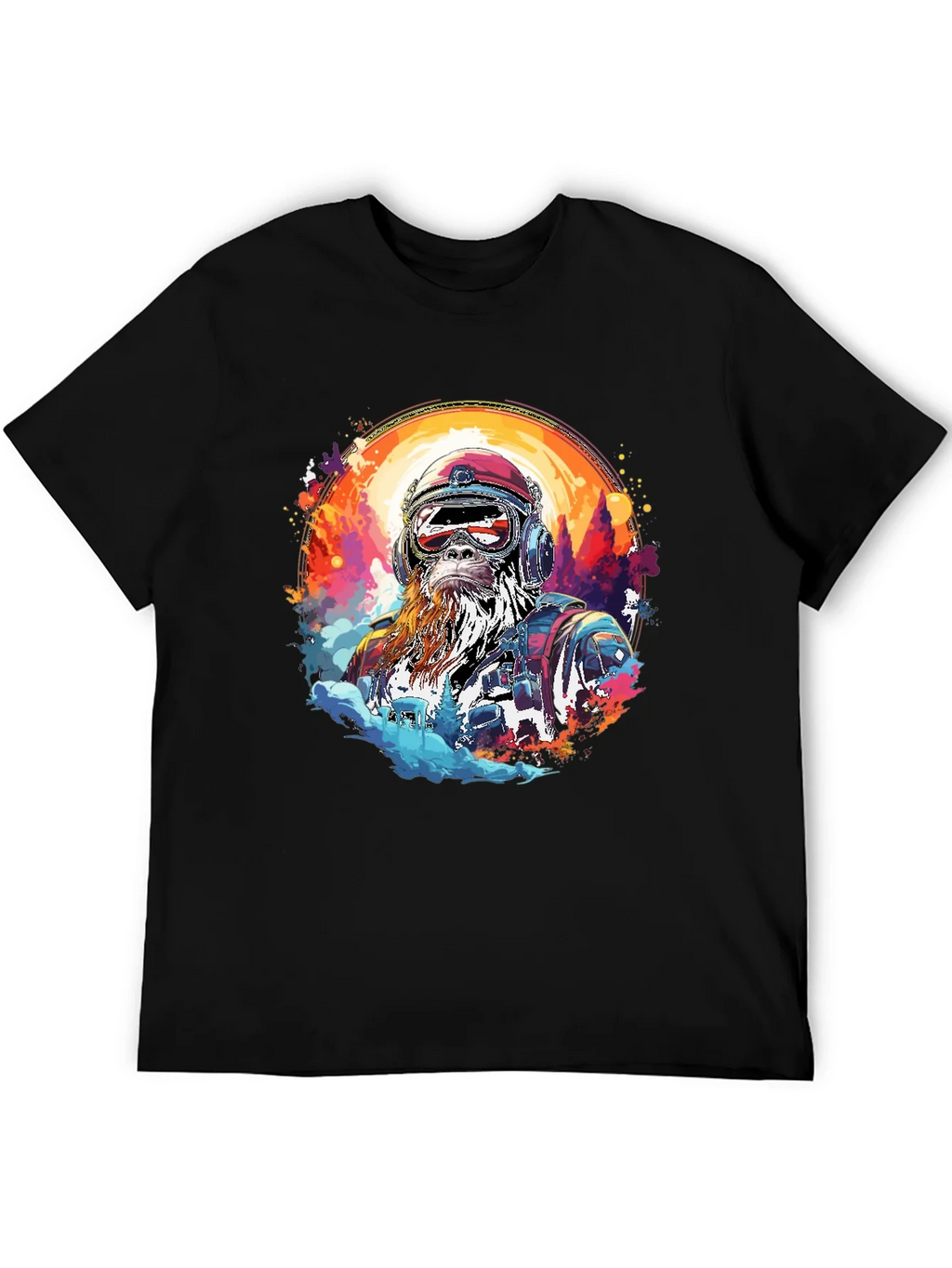 Retro Bigfoot Adventure Graphic Tee product image 5