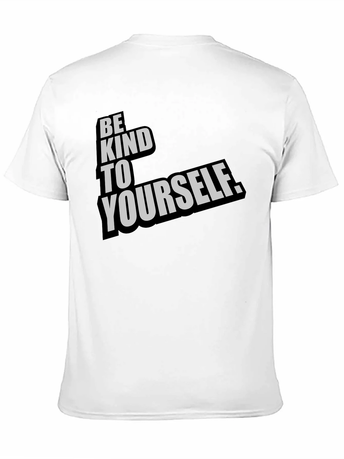 Be Kind To Yourself T-Shirt - Black Crew Neck product image 4