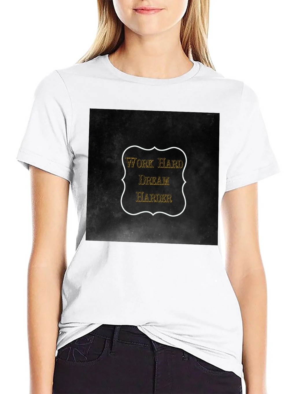 Work Hard Dream Harder Black T-Shirt product image 8