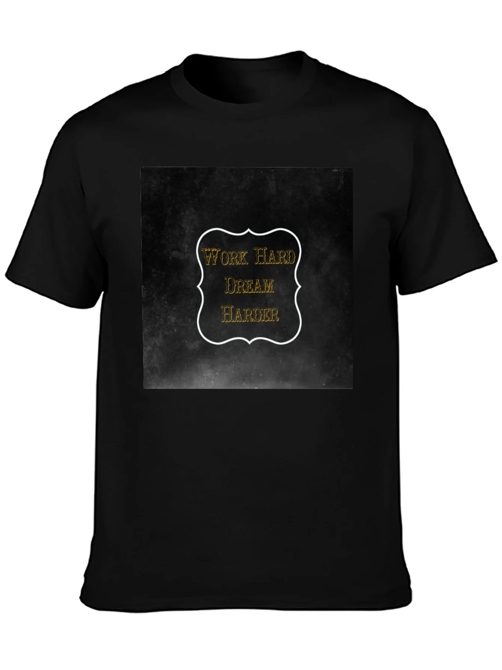 Work Hard Dream Harder Black T-Shirt product image 3
