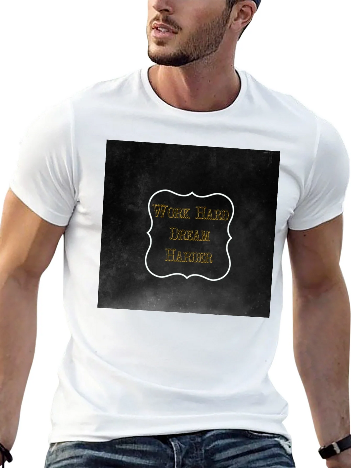 Work Hard Dream Harder Black T-Shirt product image 12