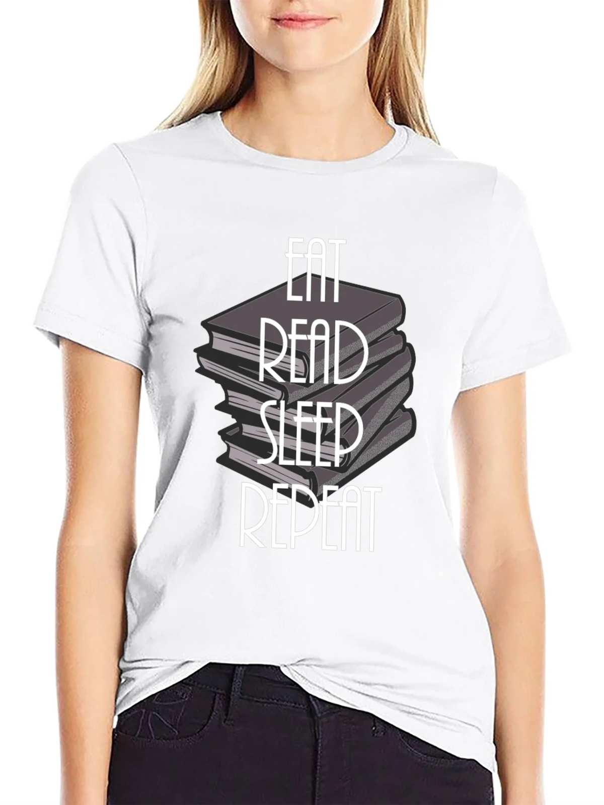 Eat Read Sleep Repeat T-Shirt - Book Lover Tee product image 8