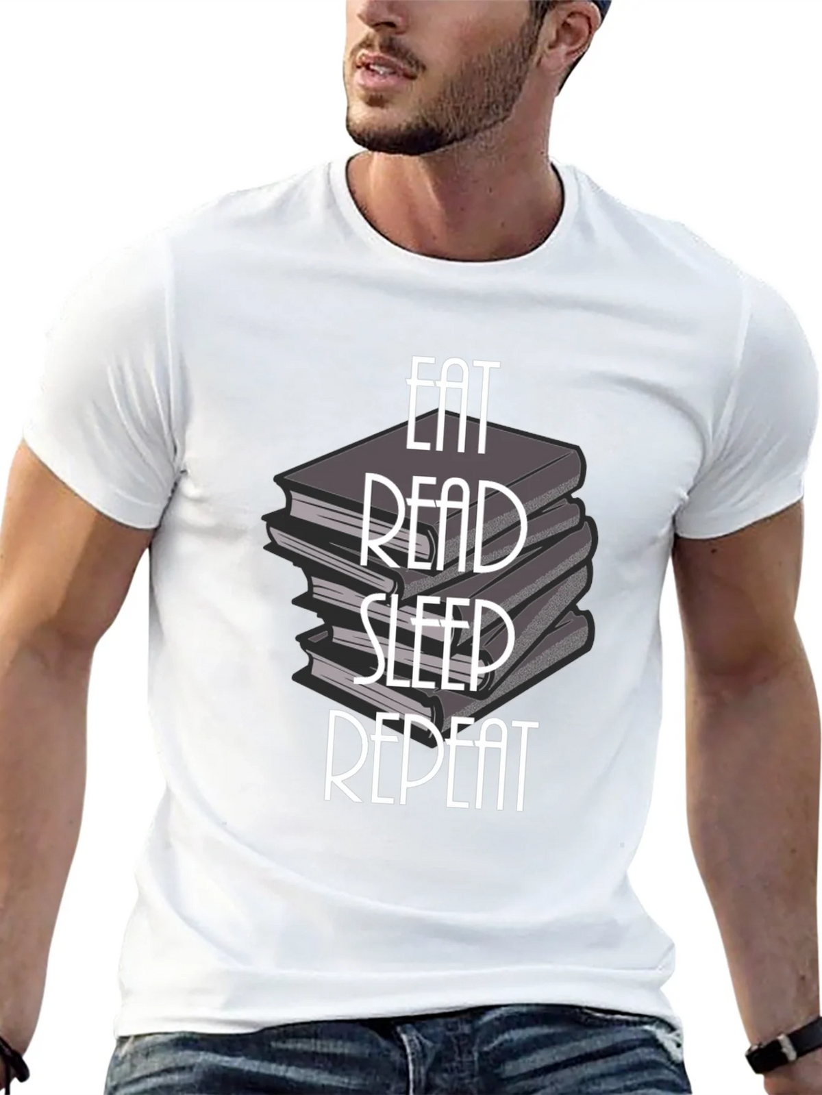 Eat Read Sleep Repeat T-Shirt - Book Lover Tee product image 12