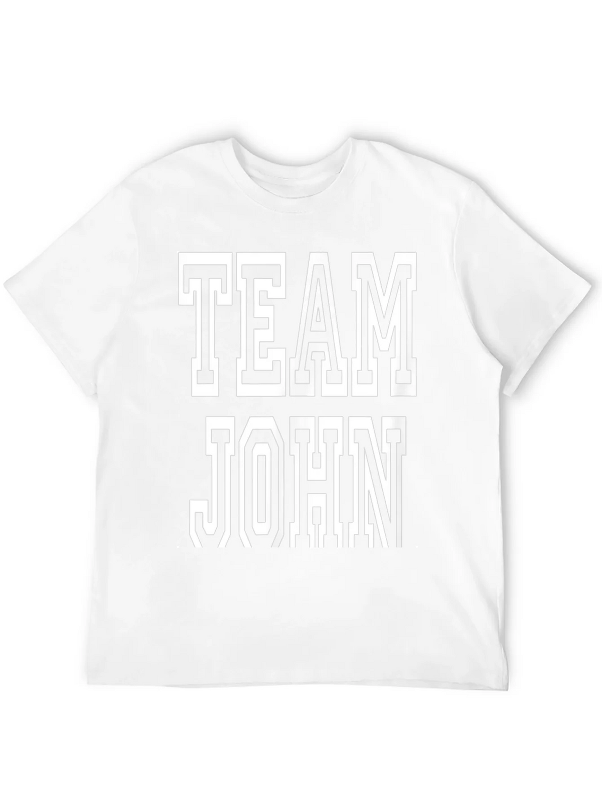 Team John T-Shirt - Black Cotton Tee product image 11