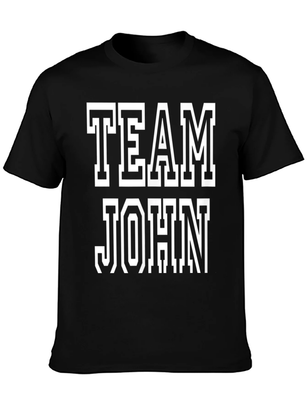 Team John T-Shirt - Black Cotton Tee product image 3