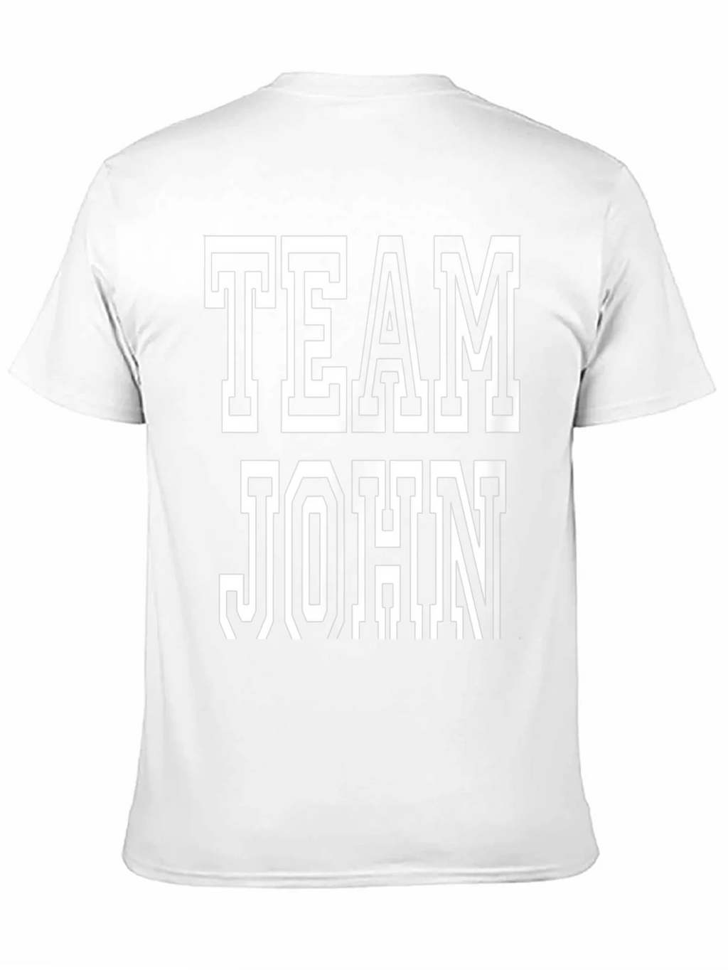 Team John T-Shirt - Black Cotton Tee product image 10