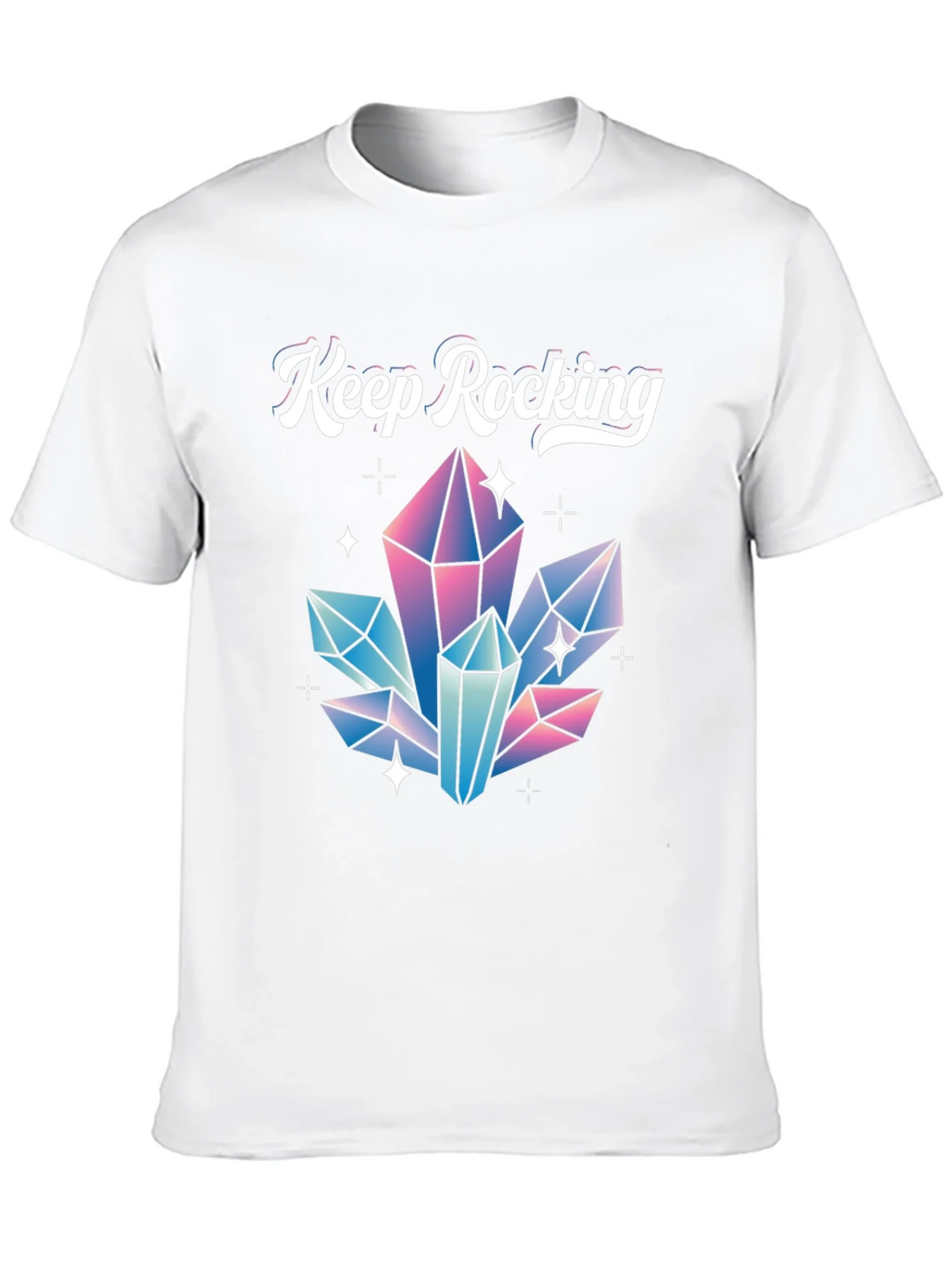 Keep Rocking Crystal Graphic Tee - Black product image 9