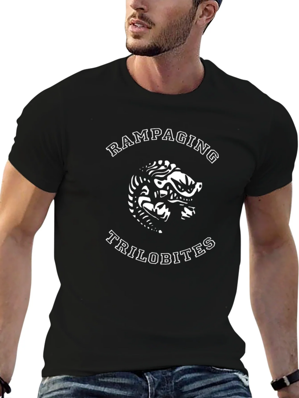Rampaging Trilobites Graphic T-Shirt - Black product image 6