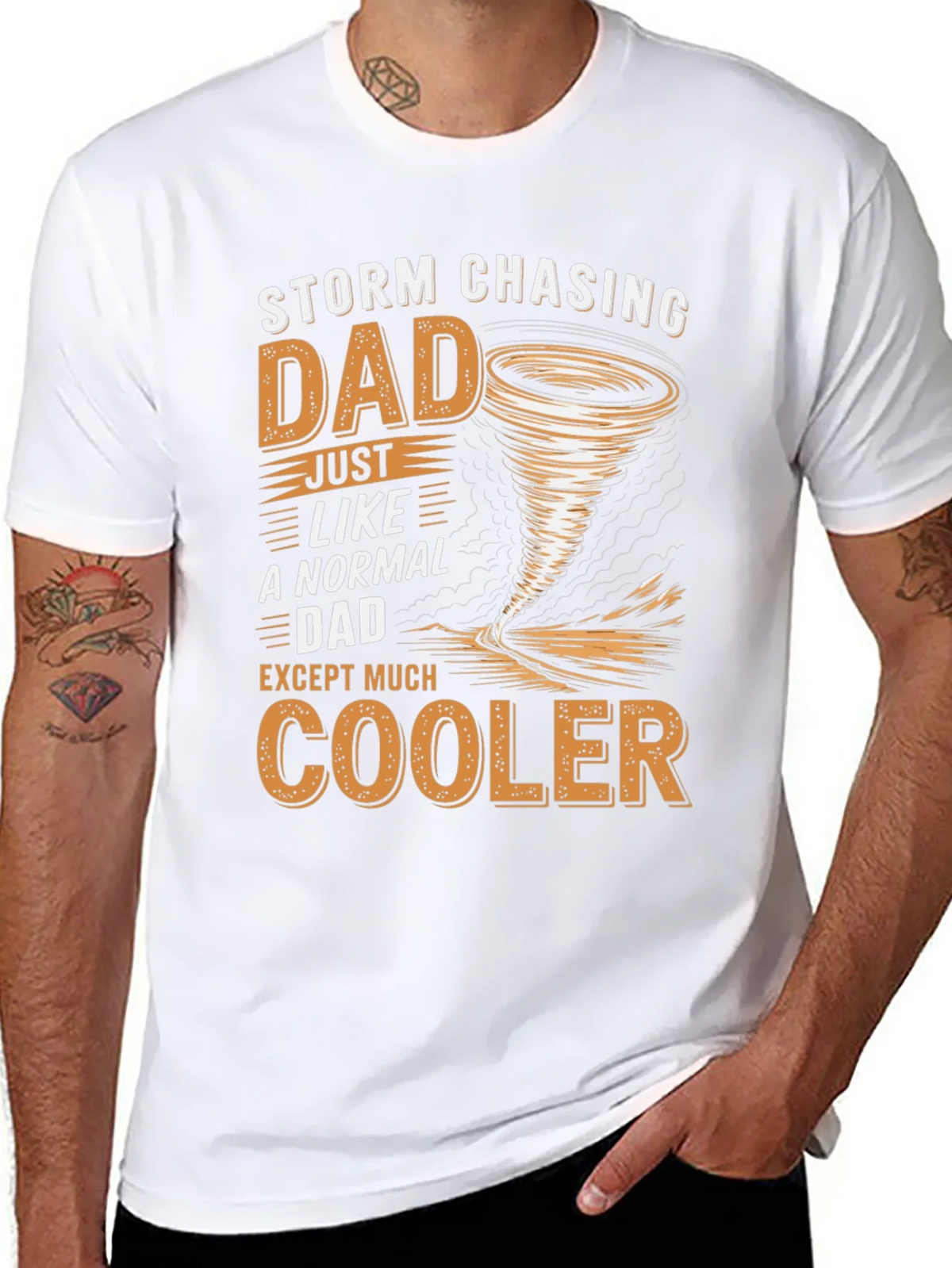 Storm Chasing Dad Graphic T-Shirt product image 7