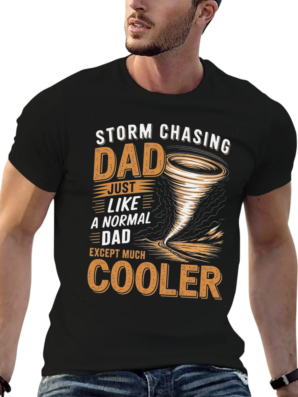 Storm Chasing Dad Graphic T-Shirt product image 6