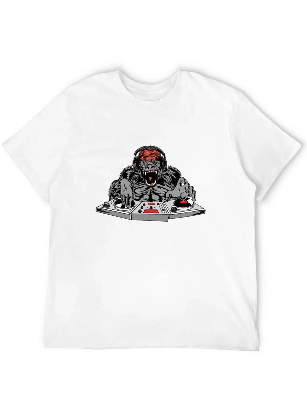 DJ Gorilla Graphic T-Shirt - Black product image 11