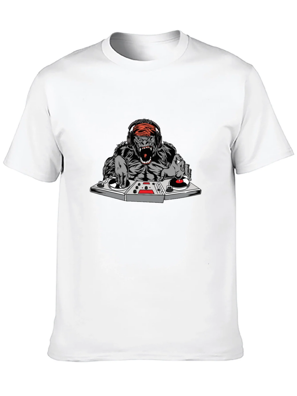 DJ Gorilla Graphic T-Shirt - Black product image 9