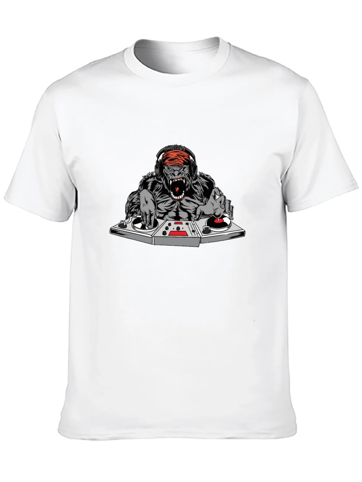 DJ Gorilla Graphic T-Shirt - Black product image 9