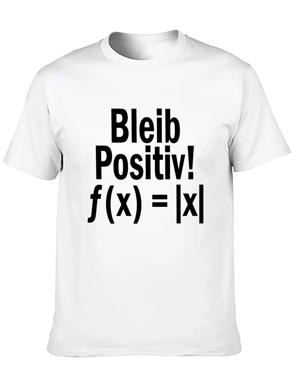 Bleib Positiv! Absolute Value Black T-Shirt product image 9