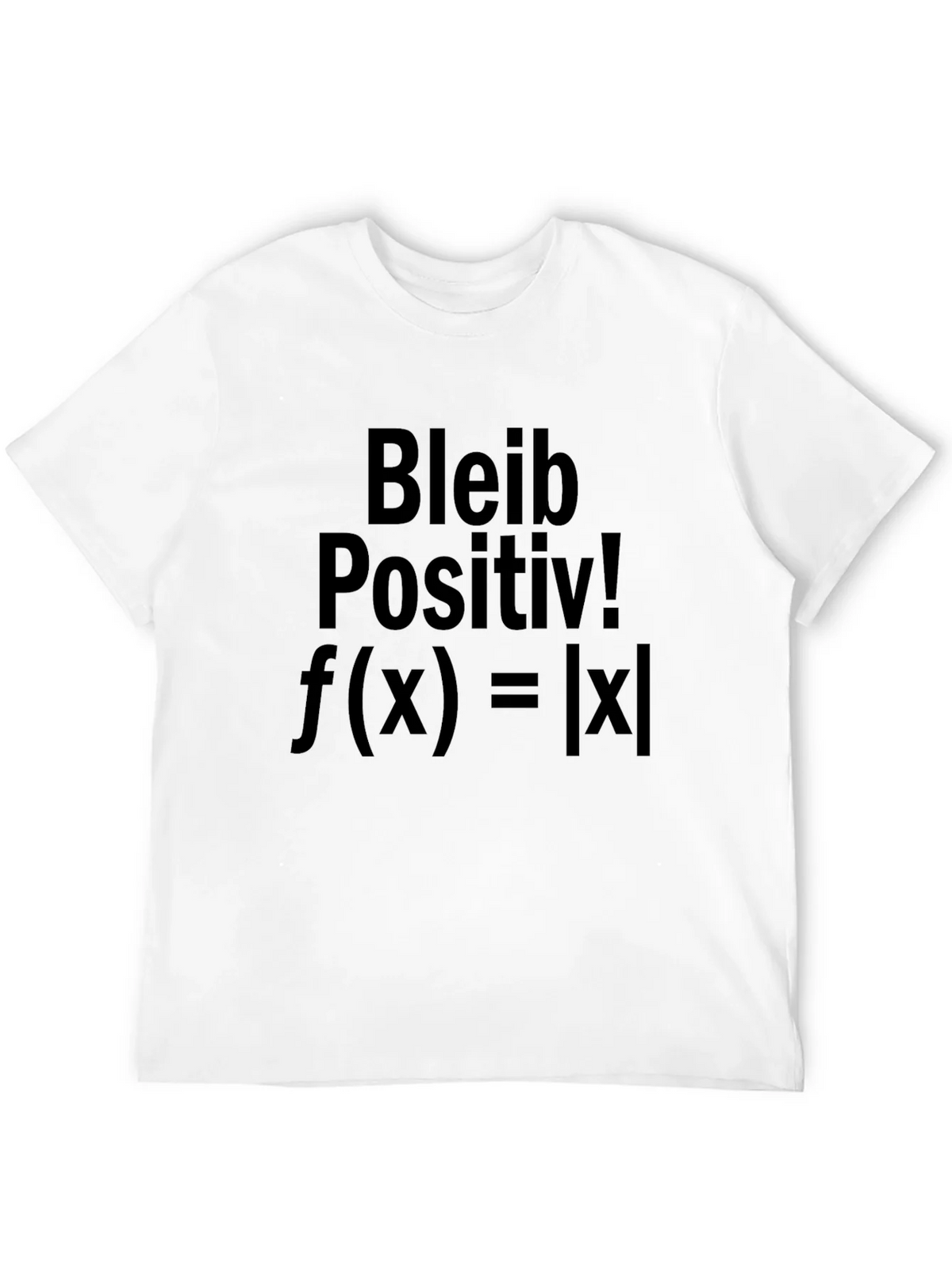 Bleib Positiv! Absolute Value Black T-Shirt product image 11