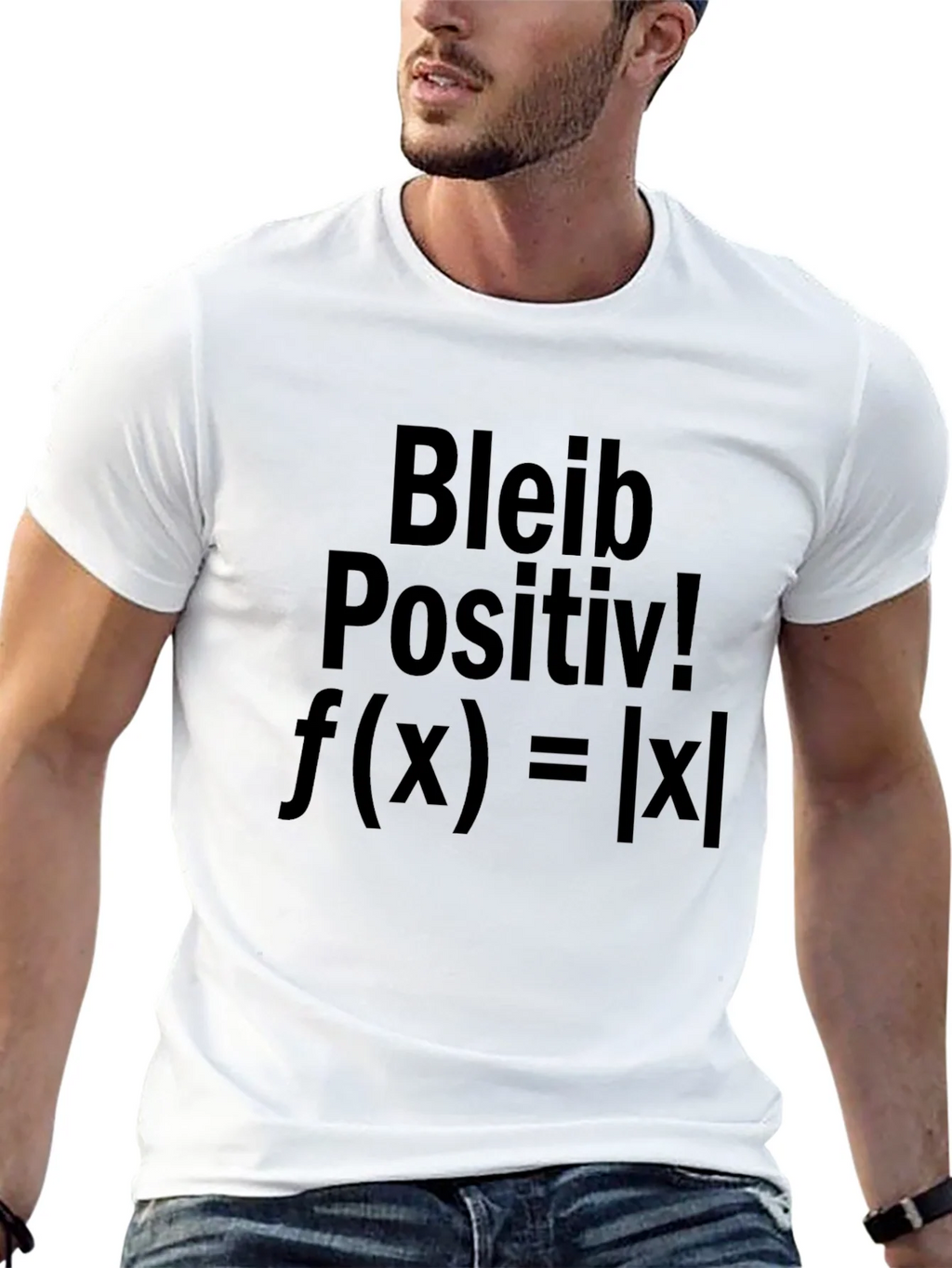 Bleib Positiv! Absolute Value Black T-Shirt product image 12