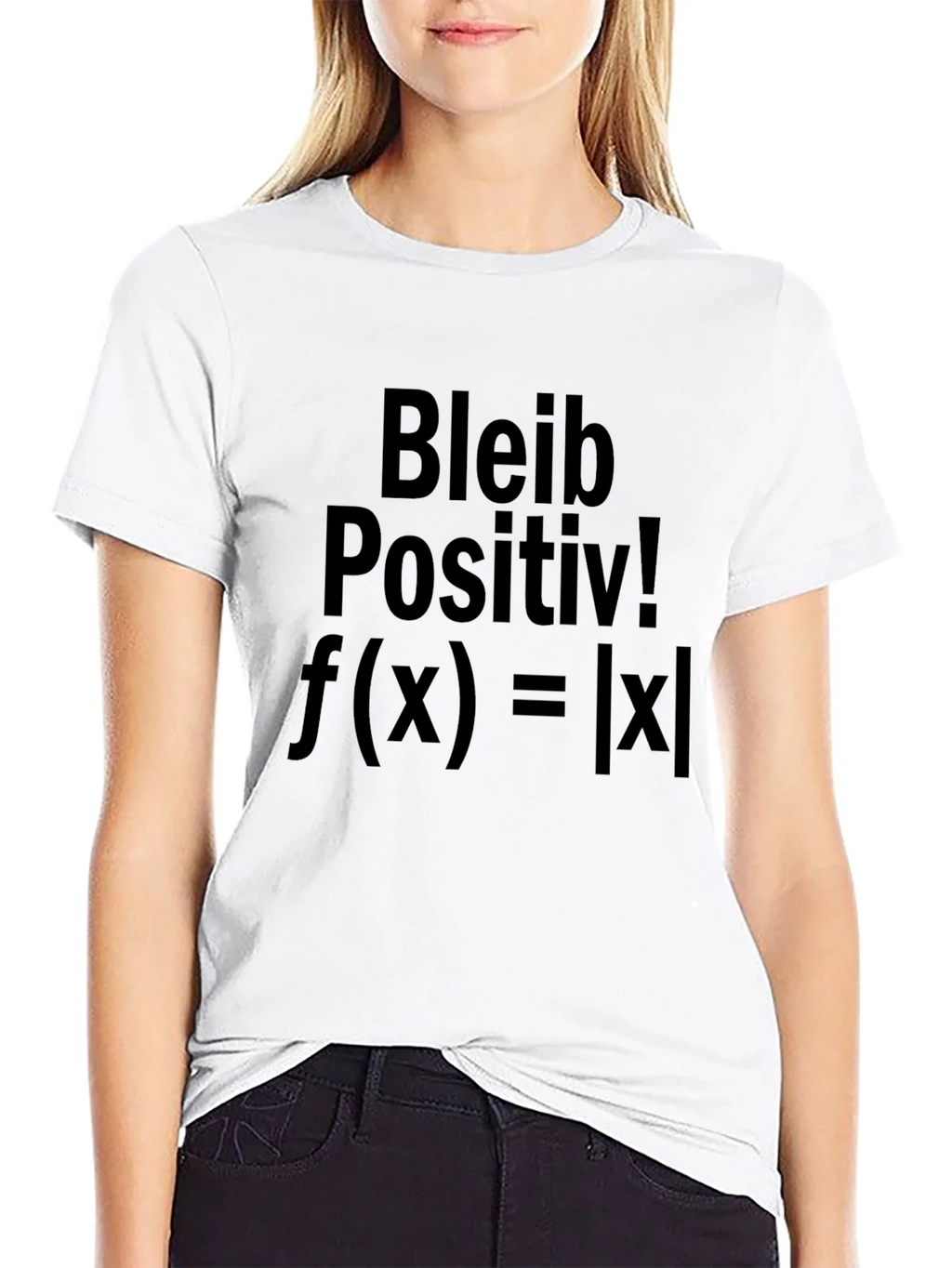 Bleib Positiv! Absolute Value Black T-Shirt product image 8