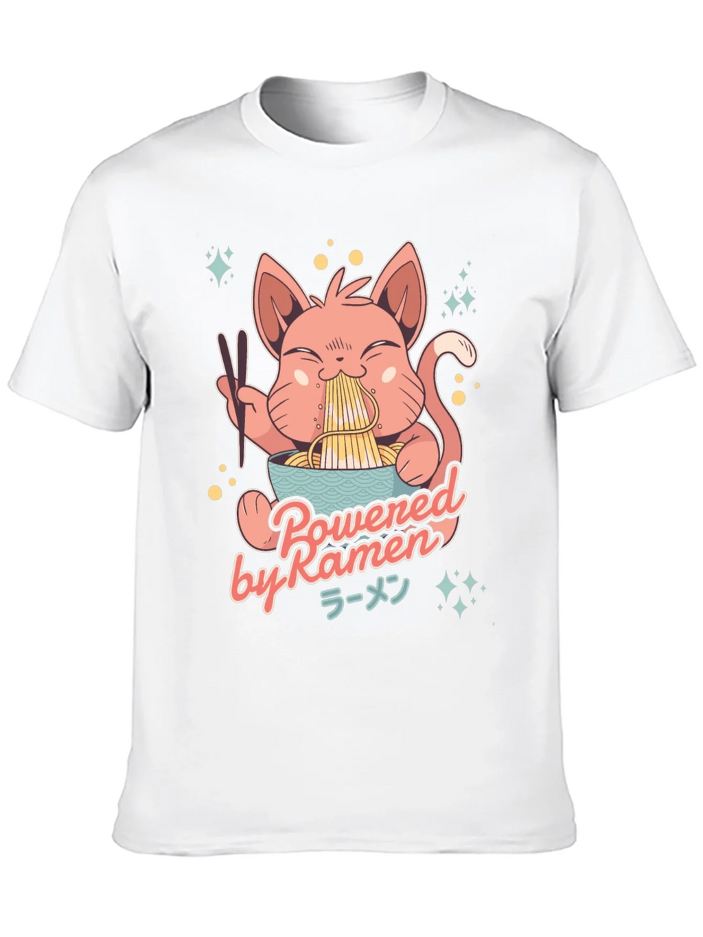 Ramen Cat Graphic T-Shirt product image 9