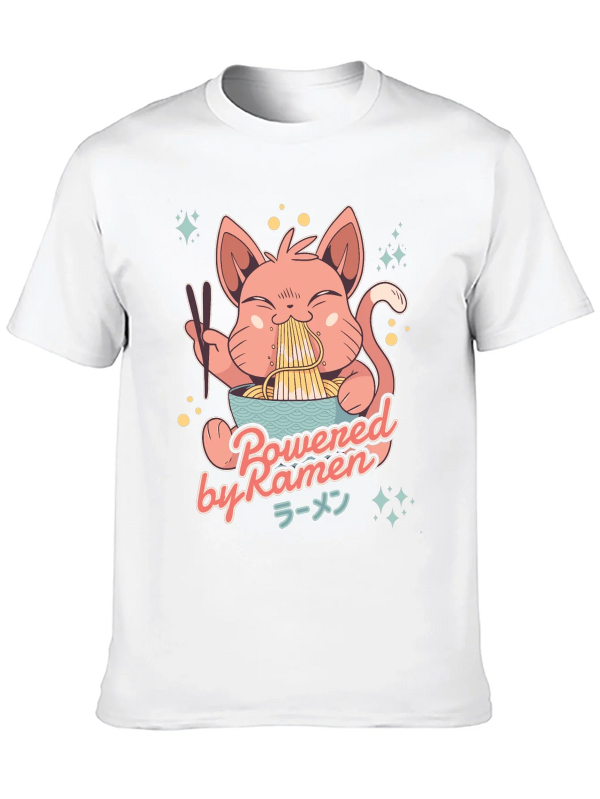 Ramen Cat Graphic T-Shirt product image 9