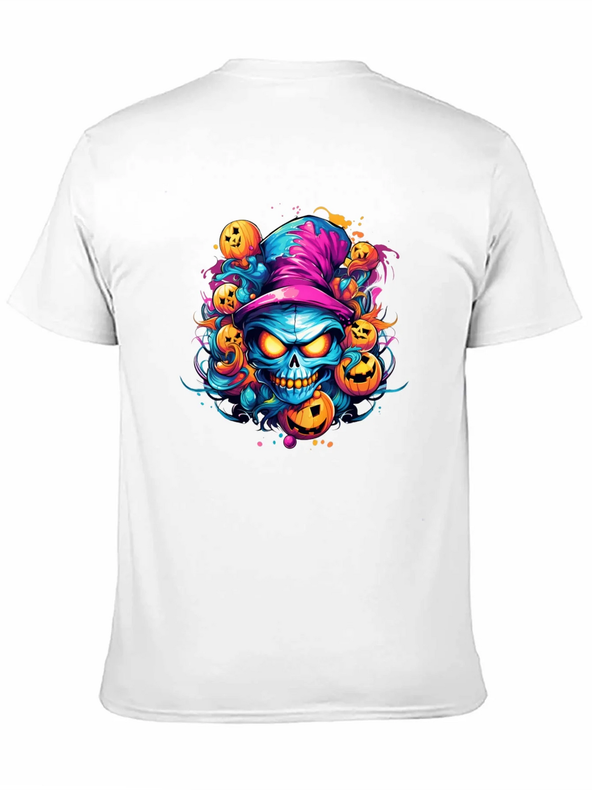 Halloween Skull & Pumpkin T-Shirt