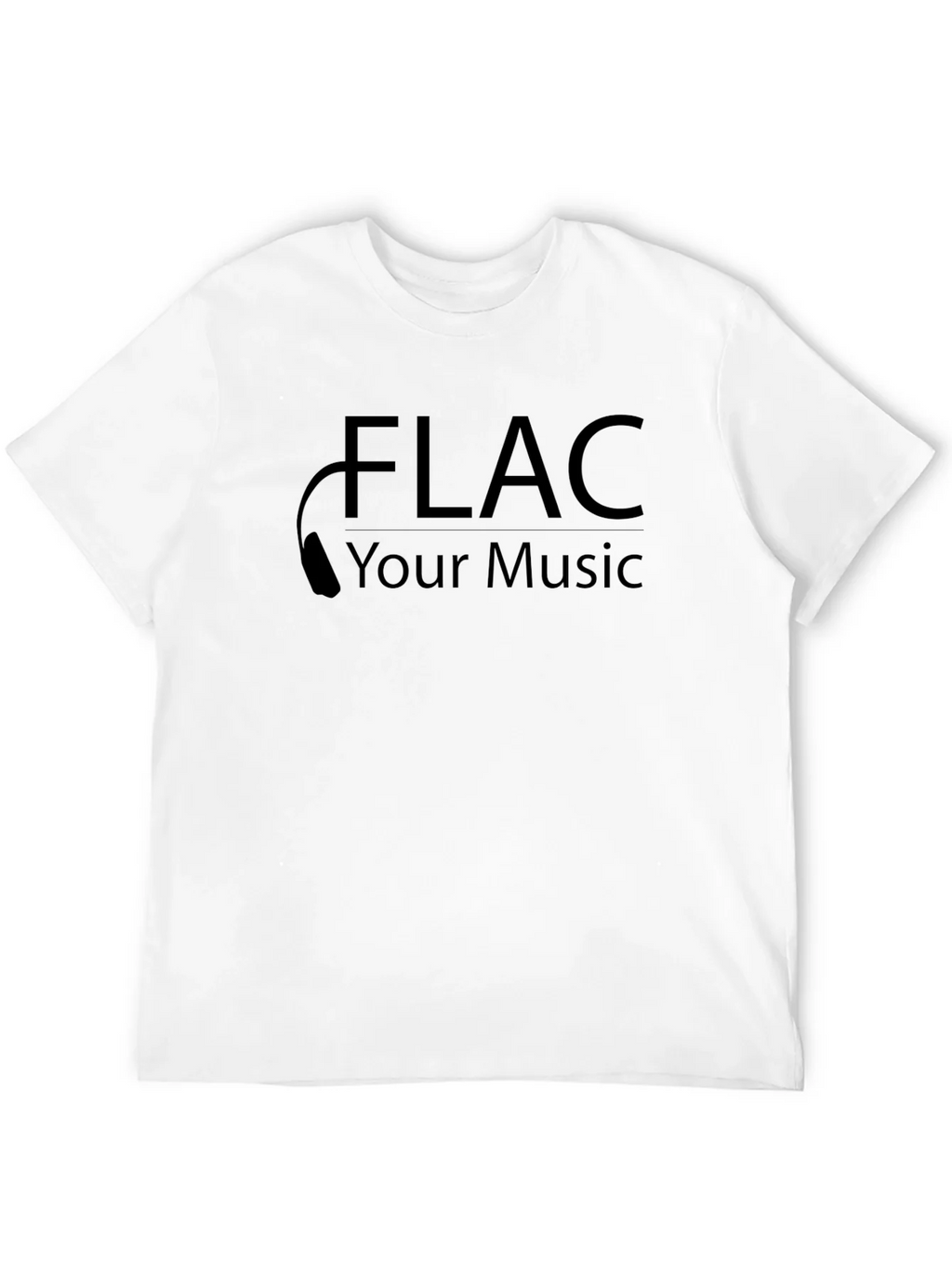 FLAC Your Music Black Tee - High Quality product image 11