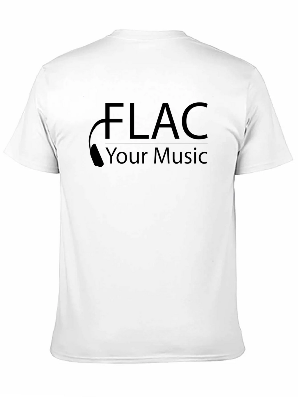 FLAC Your Music Black Tee - High Quality product image 10