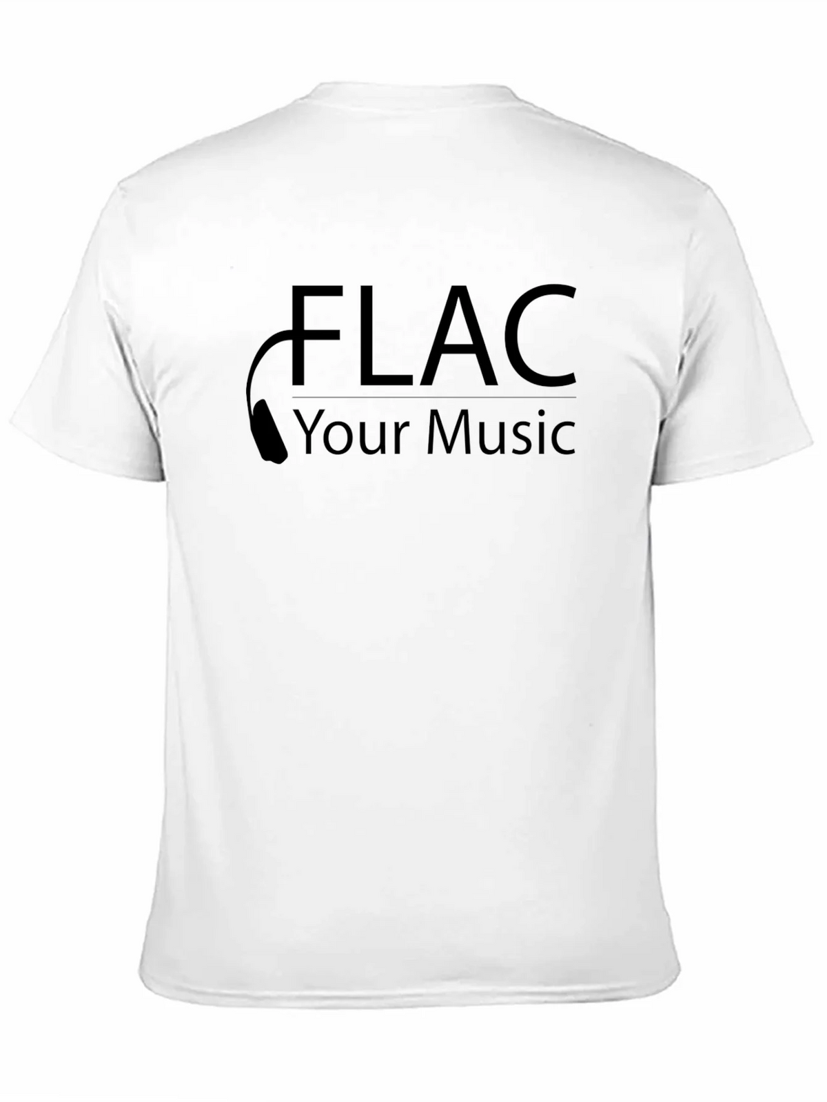 FLAC Your Music Black Tee - High Quality product image 10