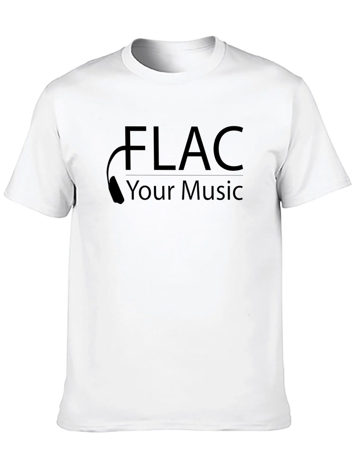 FLAC Your Music Black Tee - High Quality product image 9