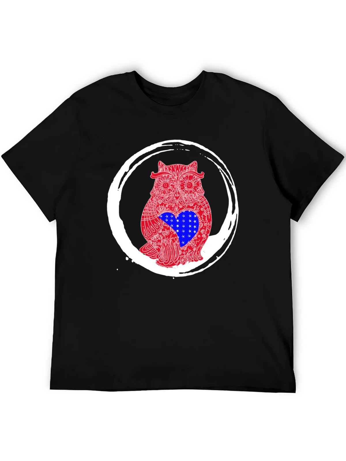 Owl USA Heart Graphic Tee product image 5