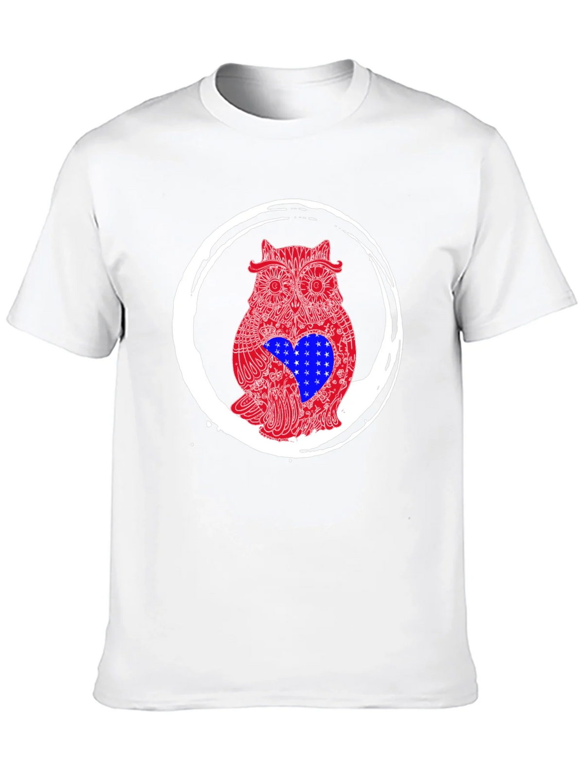 Owl USA Heart Graphic Tee product image 9