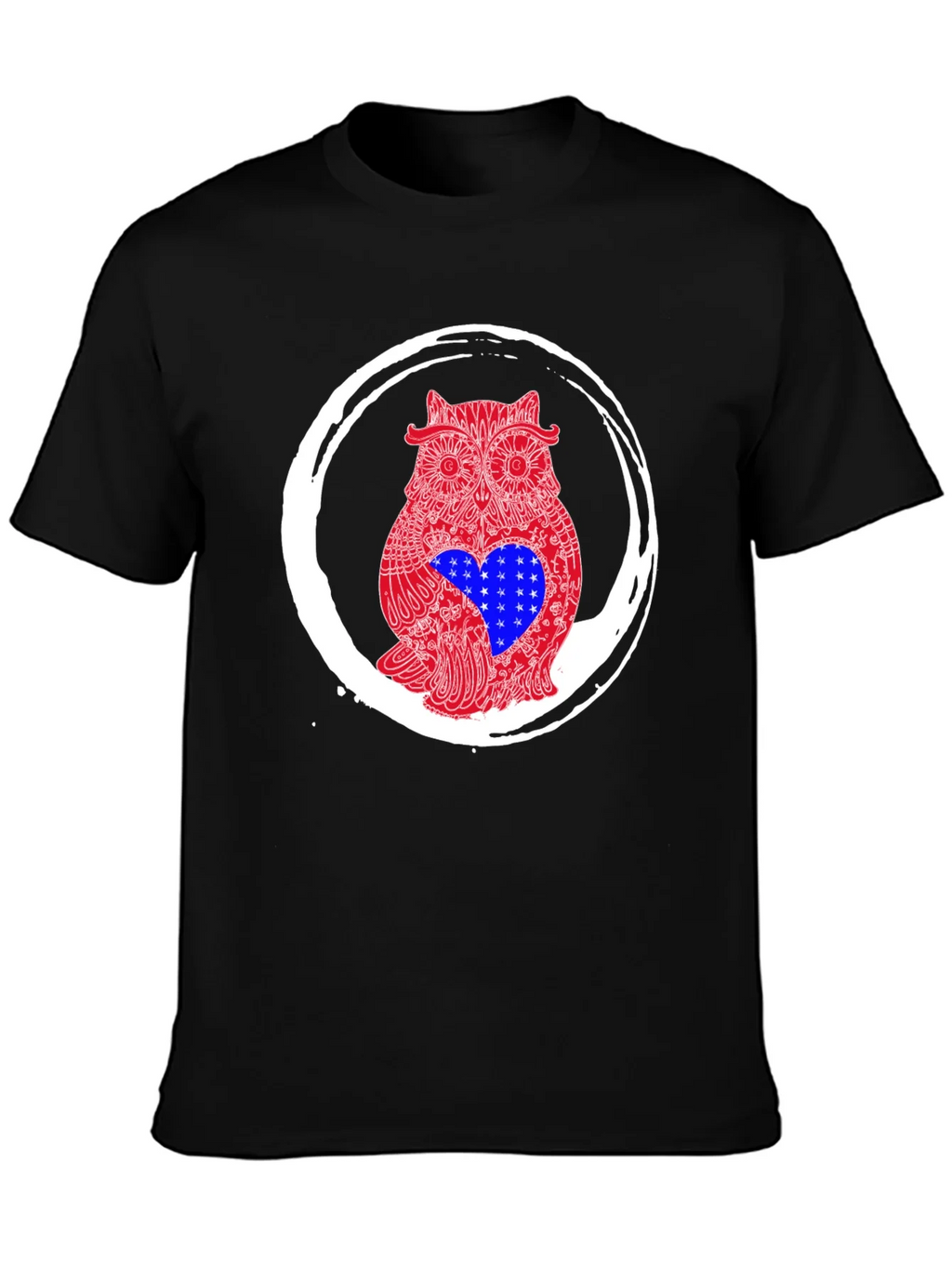 Owl USA Heart Graphic Tee product image 3