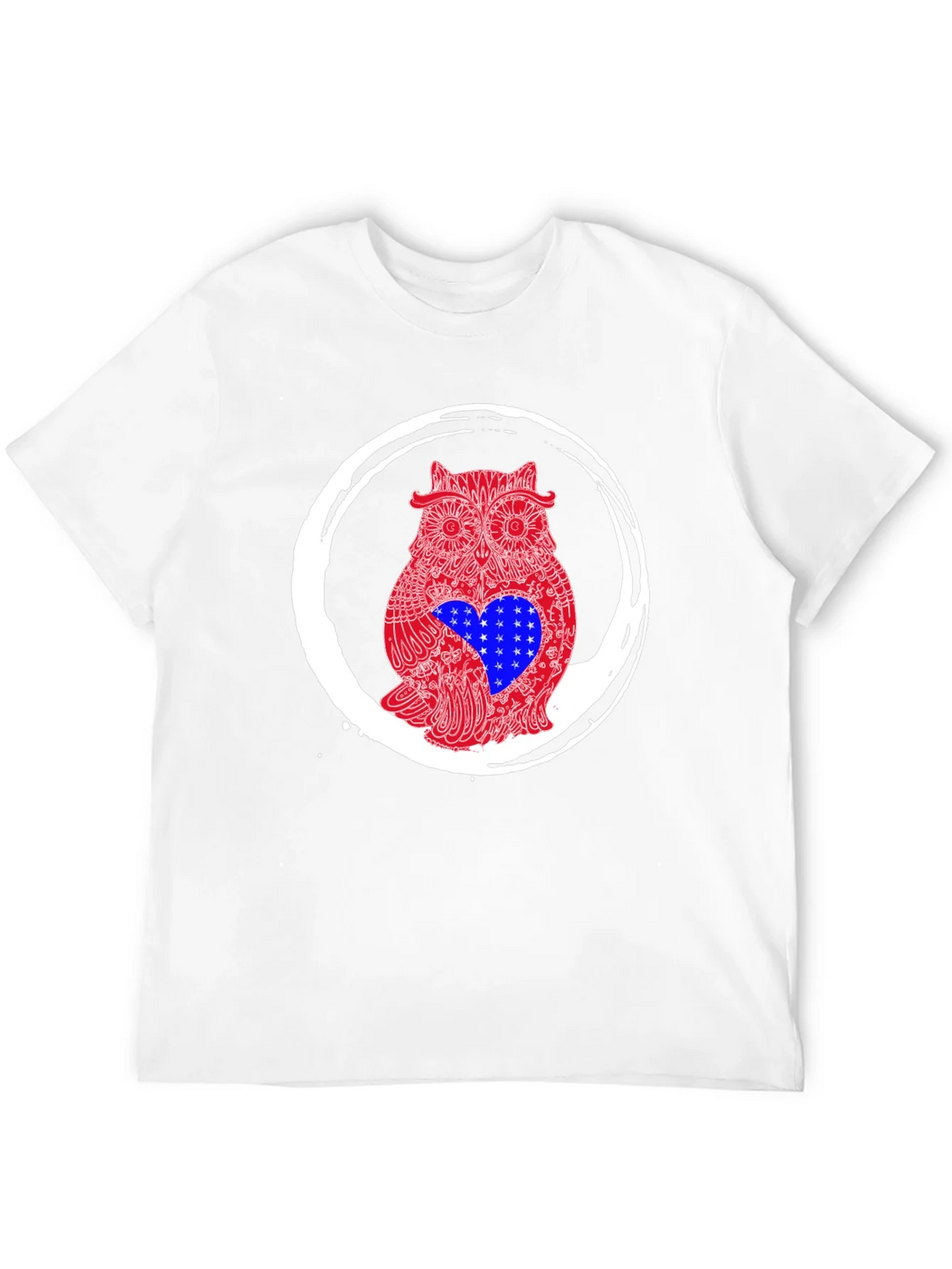 Owl USA Heart Graphic Tee product image 11