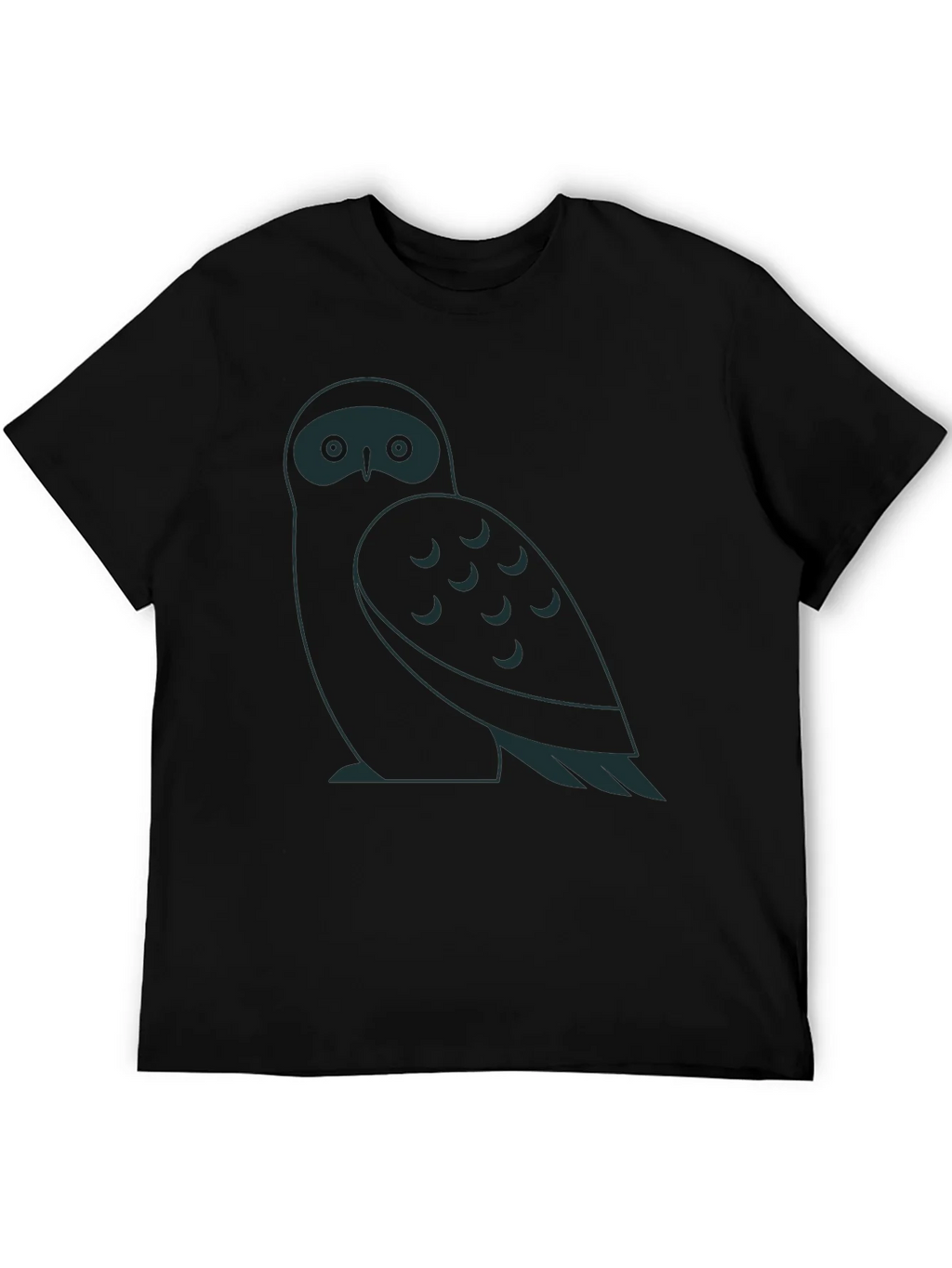 Owl Graphic Black T-Shirt product image 5