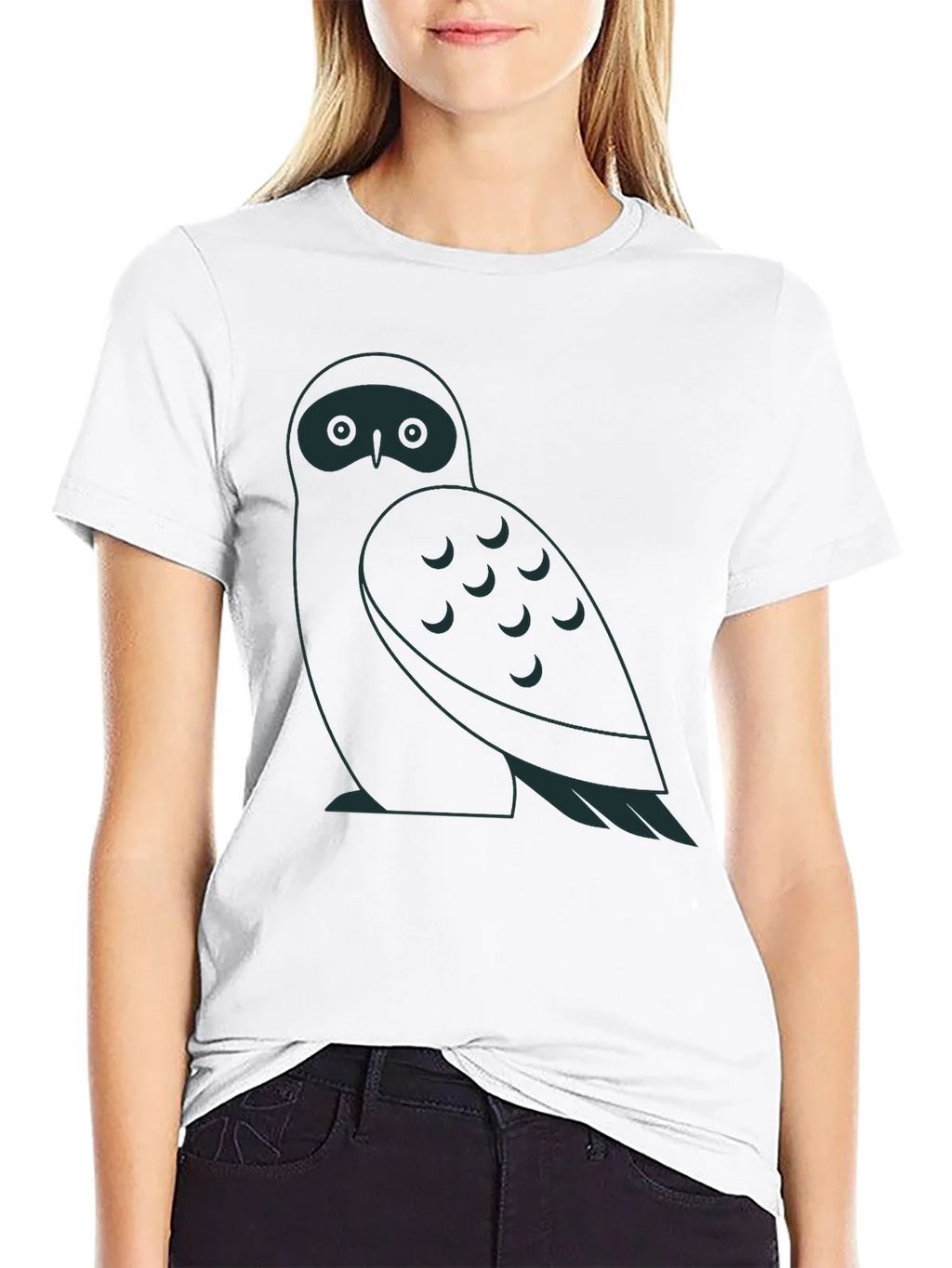 Owl Graphic Black T-Shirt product image 8