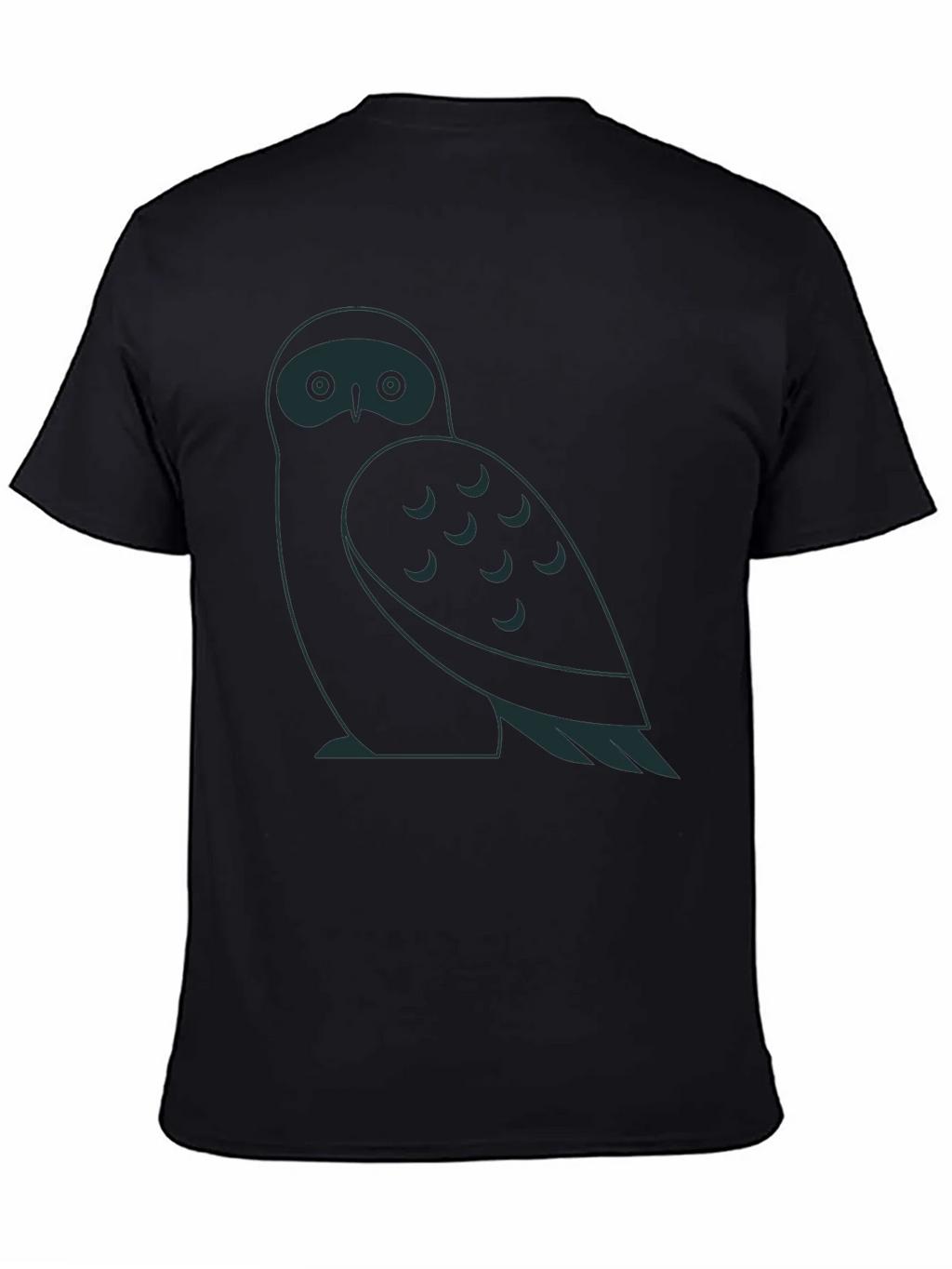 Owl Graphic Black T-Shirt product image 4