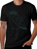 Owl Graphic Black T-Shirt product image 1