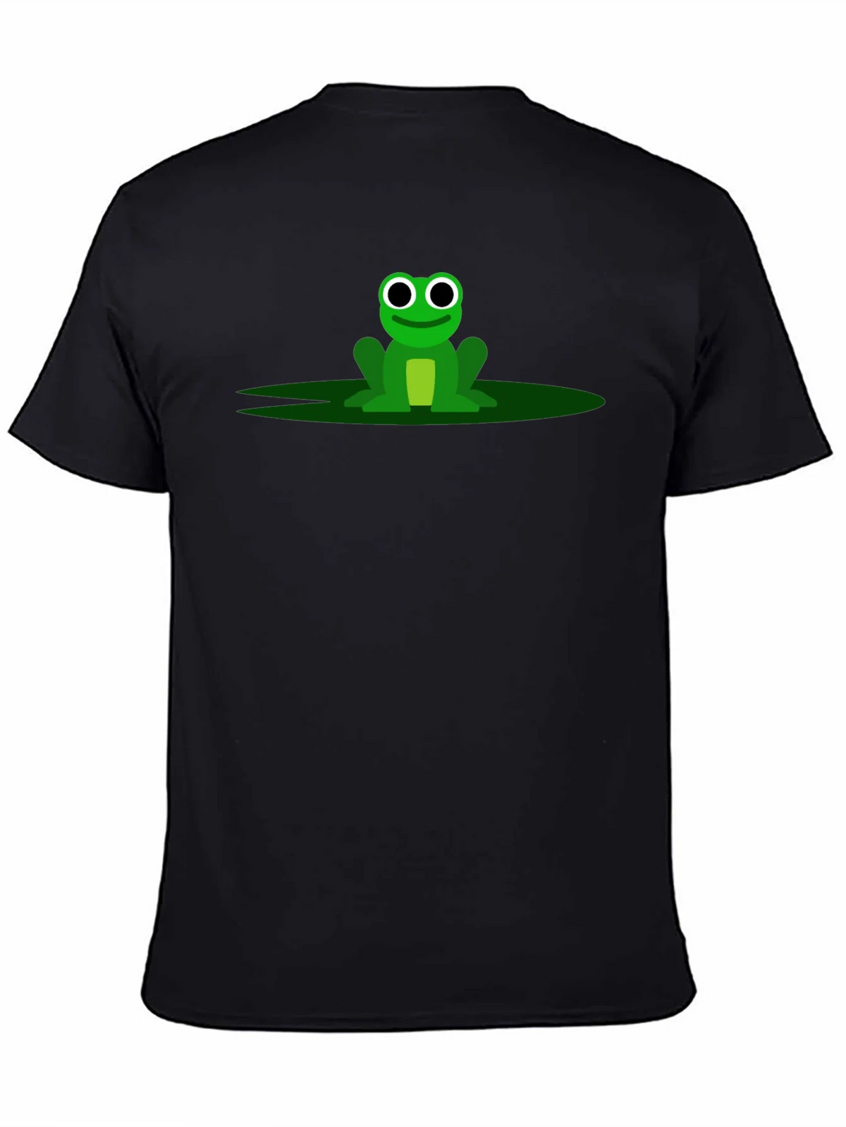 Frog Graphic Tee - Black Cotton T-Shirt product image 4