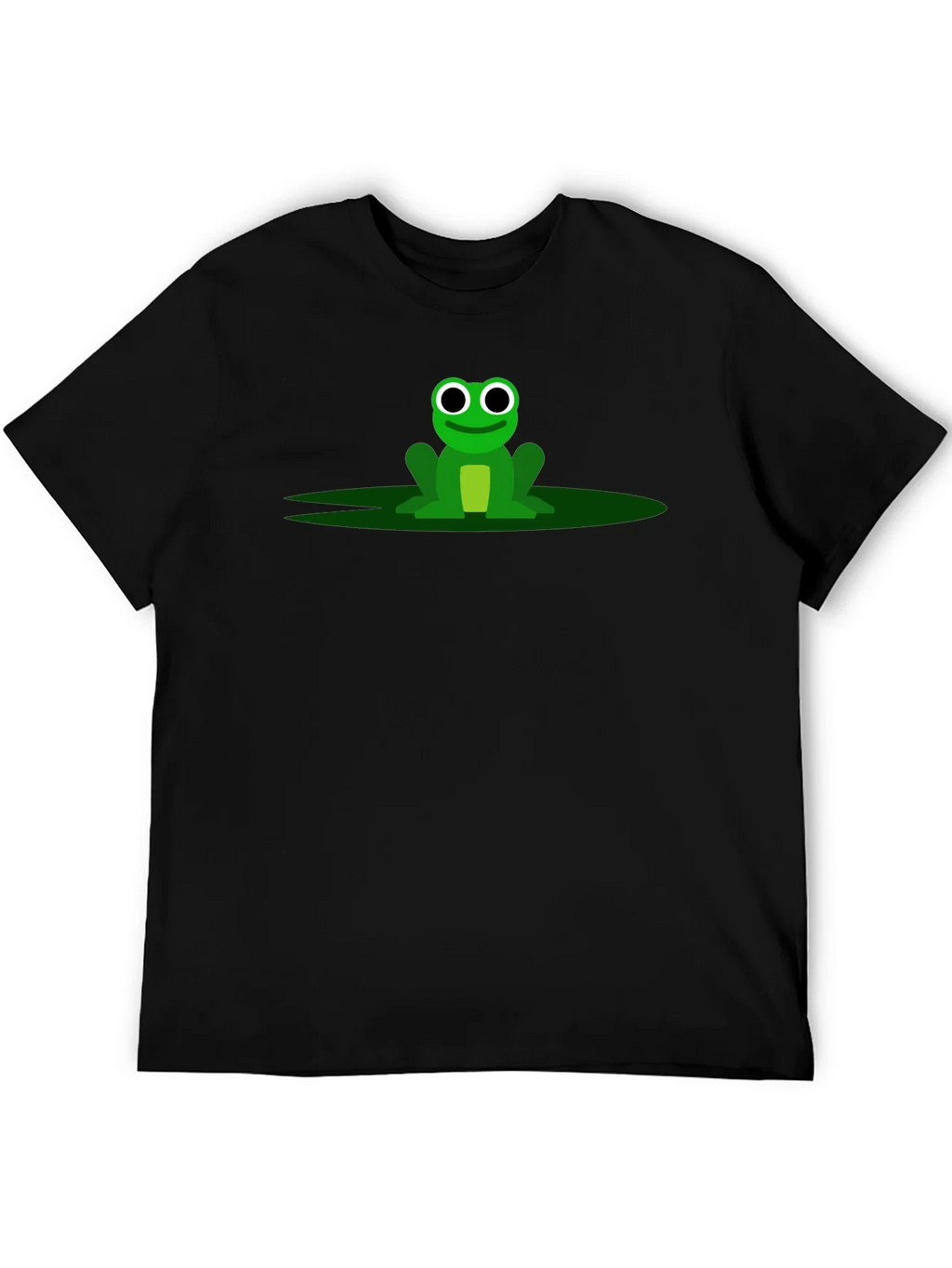 Frog Graphic Tee - Black Cotton T-Shirt product image 5