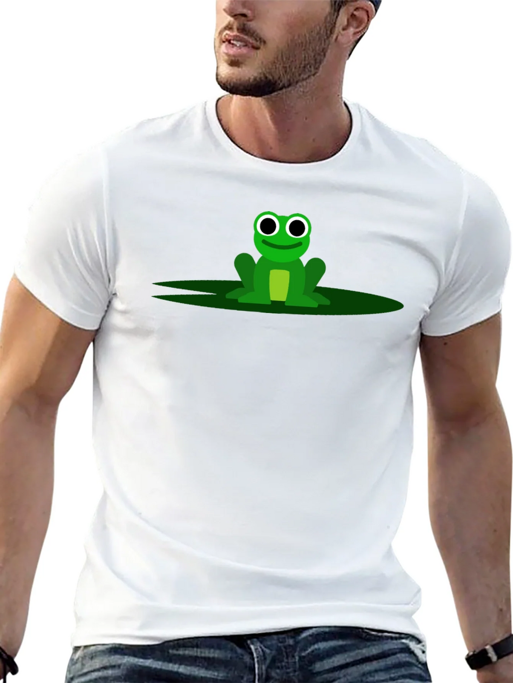 Frog Graphic Tee - Black Cotton T-Shirt product image 12