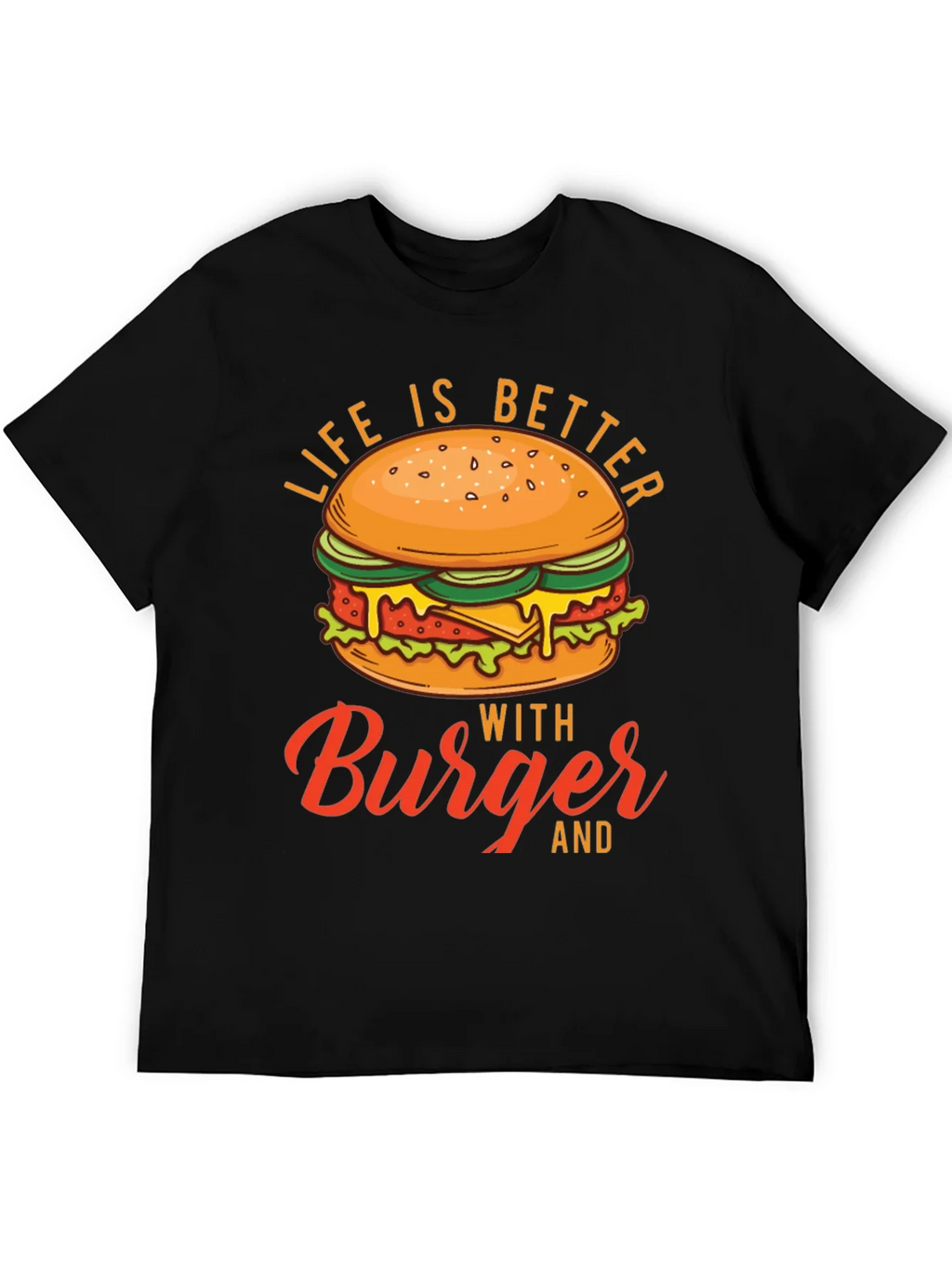 Life is Better with Burger Graphic Tee product image 5