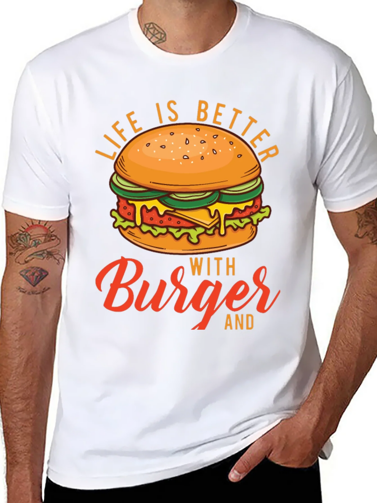 Life is Better with Burger Graphic Tee product image 7