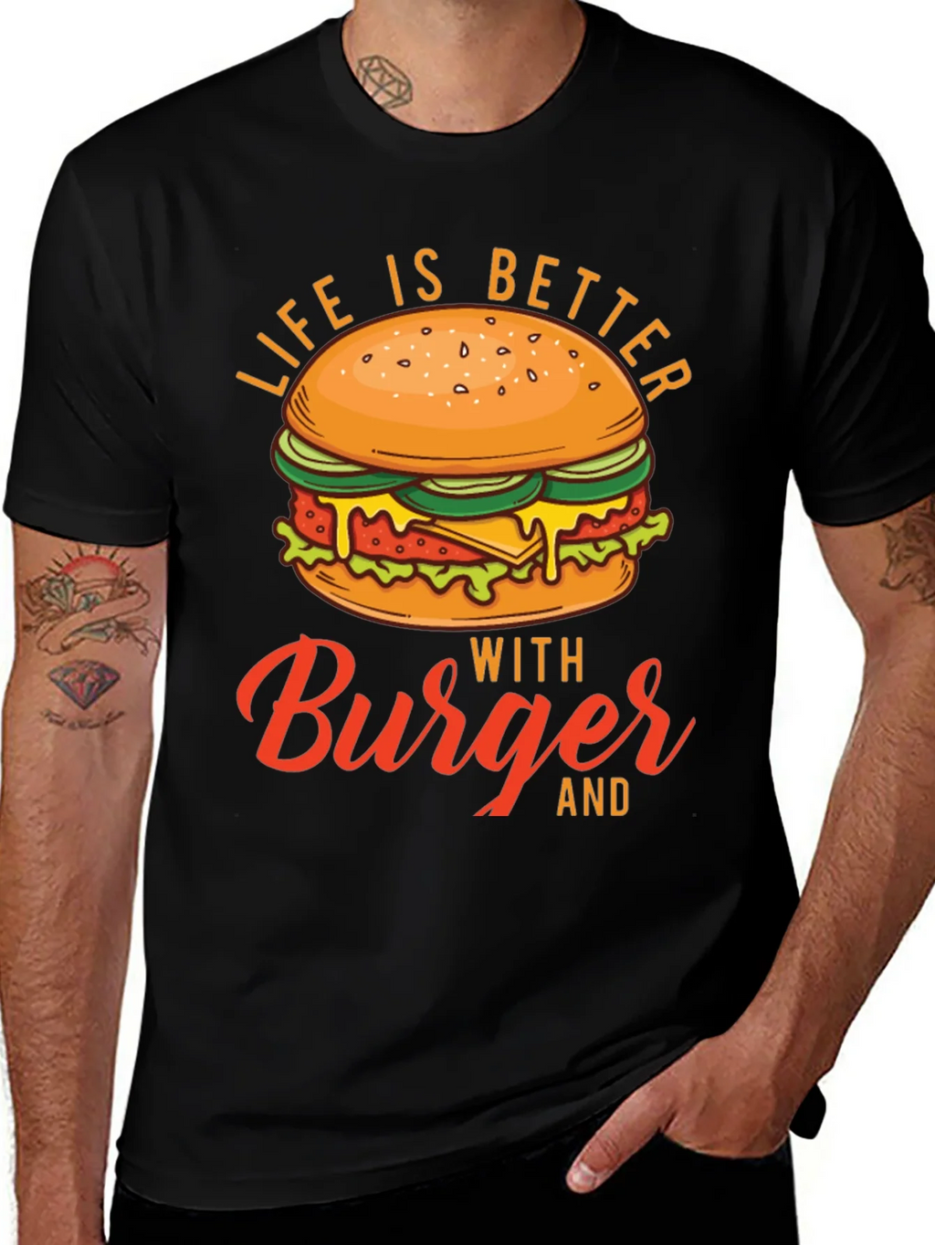 Life is Better with Burger Graphic Tee product image 1