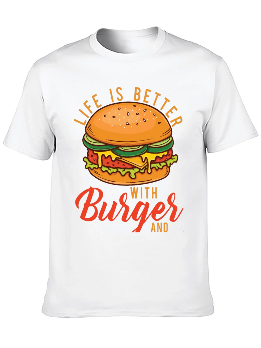 Life is Better with Burger Graphic Tee product image 9