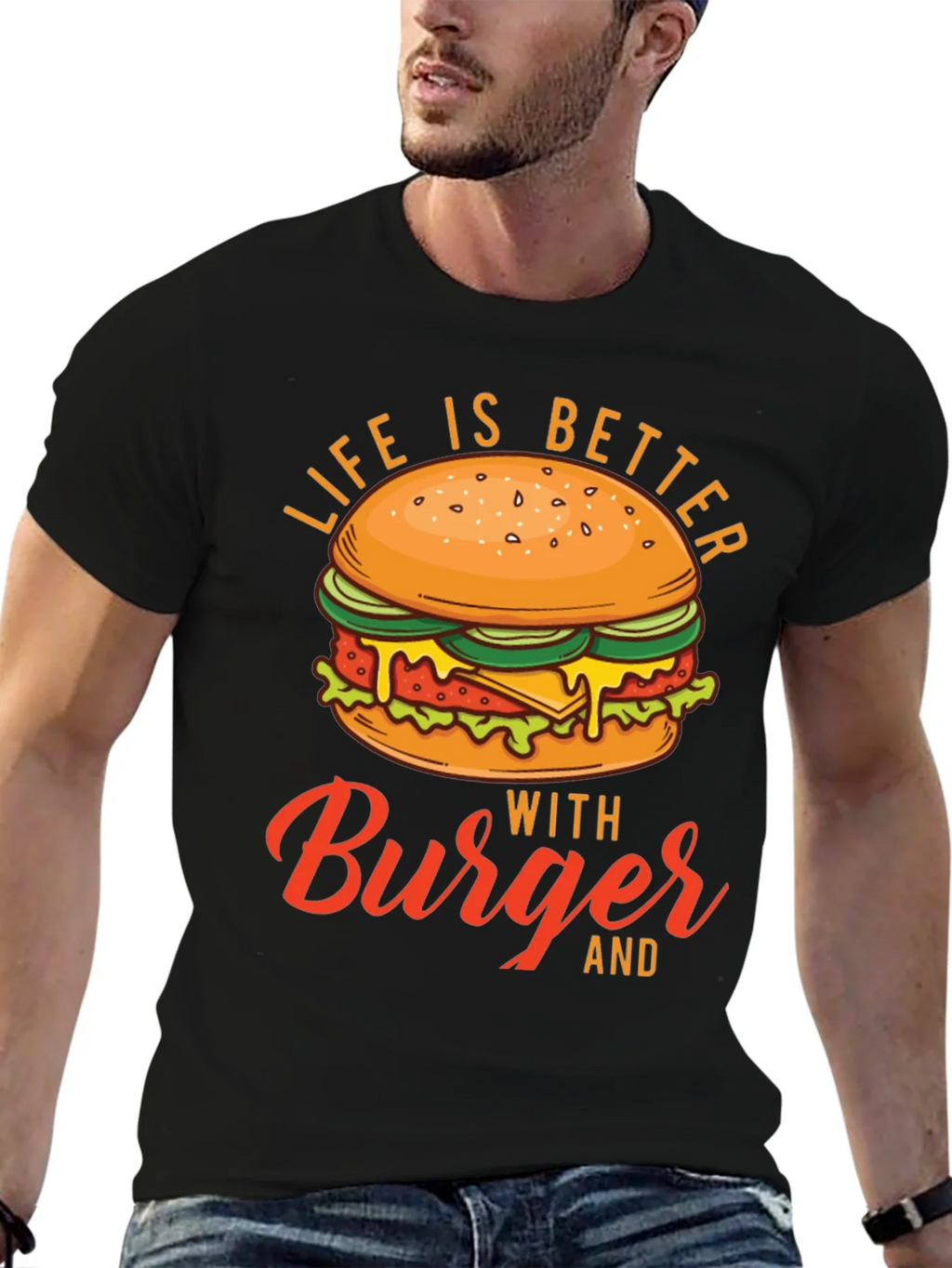 Life is Better with Burger Graphic Tee product image 6