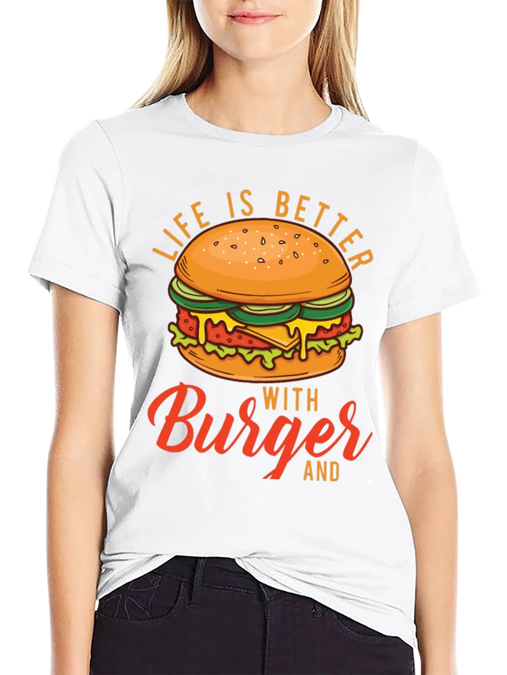 Life is Better with Burger Graphic Tee product image 8