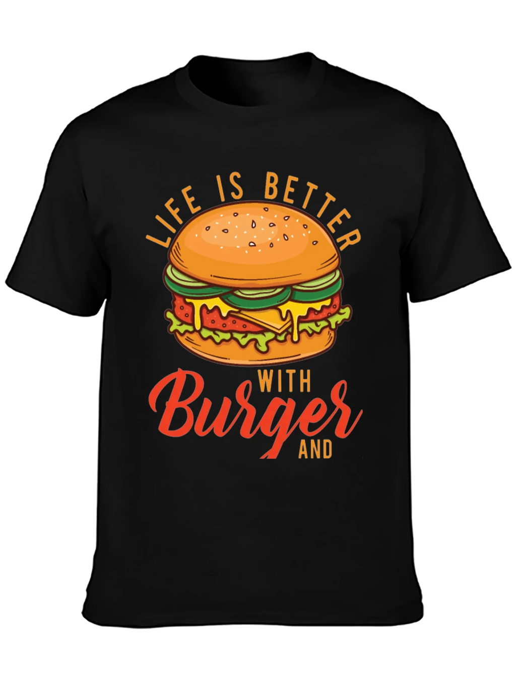 Life is Better with Burger Graphic Tee product image 3
