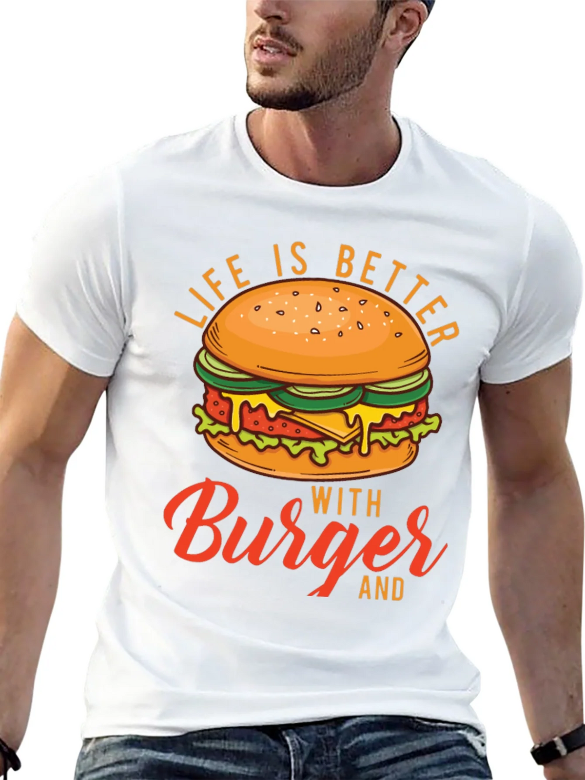 Life is Better with Burger Graphic Tee product image 12