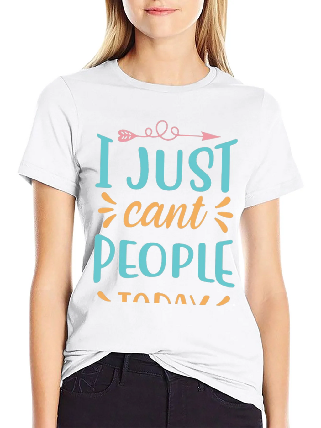 I Just Cant People Today Graphic T-Shirt product image 8
